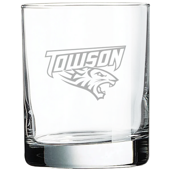 Towson University Polar Camel 10 1/2 oz. On The Rocks Glass