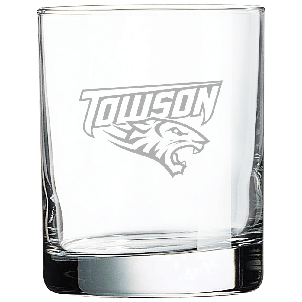 Towson University Polar Camel 10 1/2 oz. On The Rocks Glass