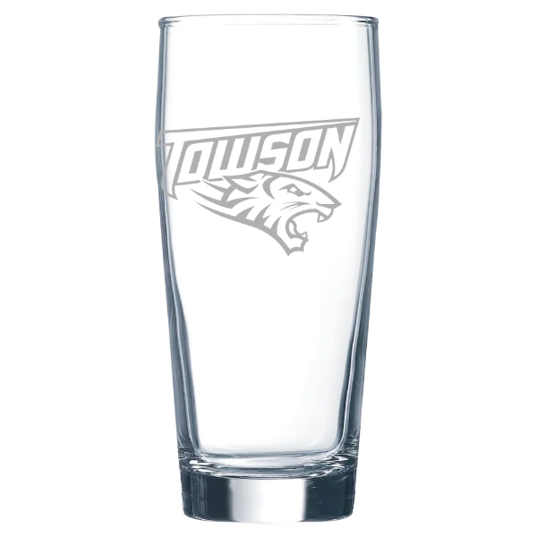 Towson University Polar Camel 16 oz. Willi Becher Beer Glass