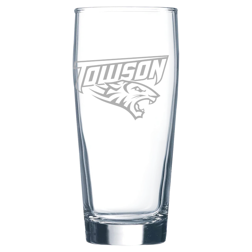 Towson University Polar Camel 16 oz. Willi Becher Beer Glass