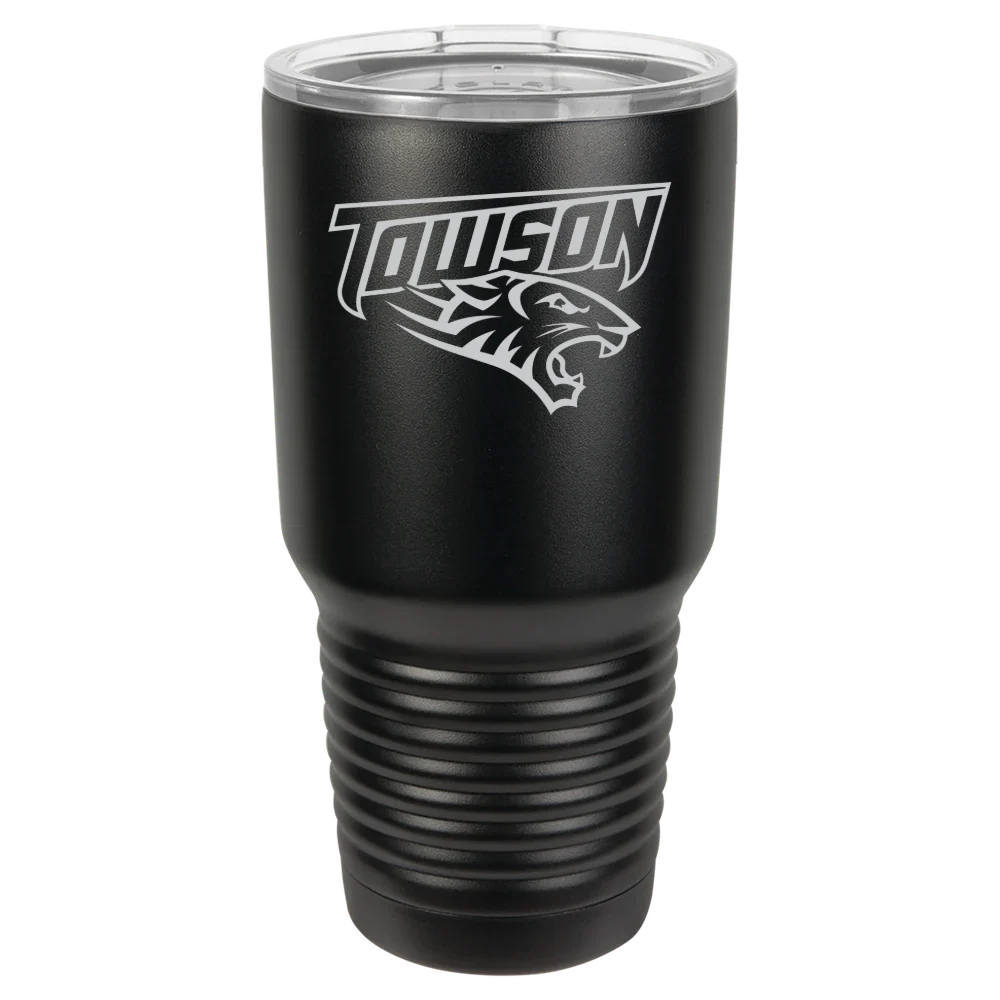Towson University Polar Camel 30 oz. Ringneck Tumbler with Standard Lid