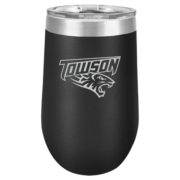 Towson University Polar Camel 16 oz. Stemless Wine Tumbler