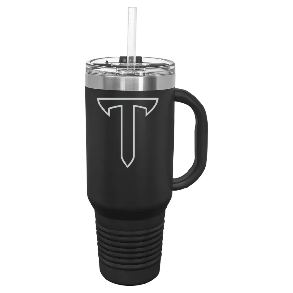 Troy University Polar Camel 40 oz. Travel Mug with Snap Lid & Straw