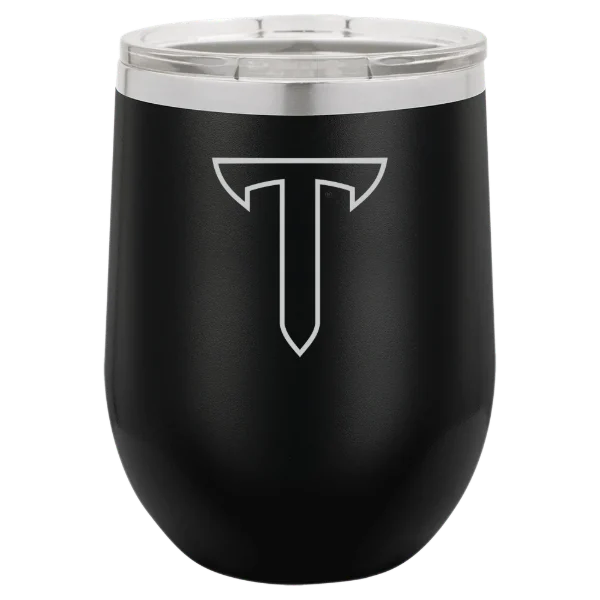 Troy University Polar Camel 12 oz. Stemless Wine Tumbler