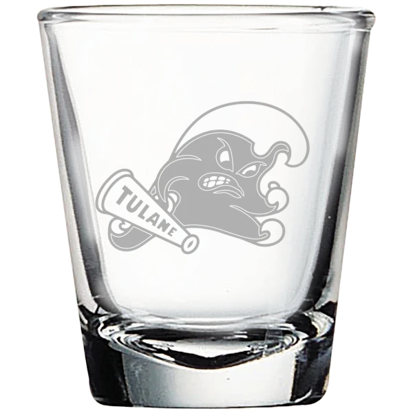 Tulane University Polar Camel 1.7 oz. Shot Glass