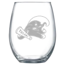 Tulane University Polar Camel 15 oz. Stemless Wine Glass
