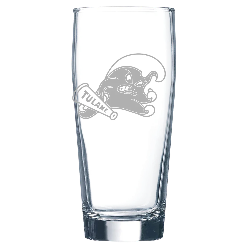 Tulane University Polar Camel 16 oz. Willi Becher Beer Glass