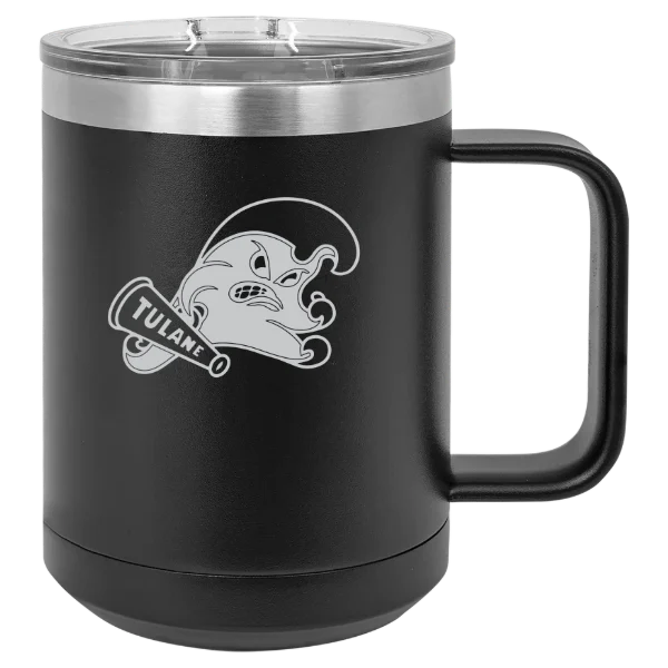 Tulane University Polar Camel 15 oz. Mug with Slider Lid