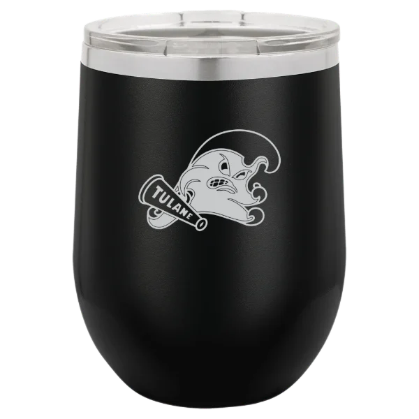 Tulane University Polar Camel 12 oz. Stemless Wine Tumbler