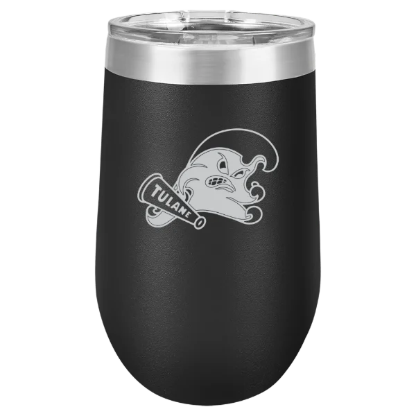 Tulane University Polar Camel 16 oz. Stemless Wine Tumbler
