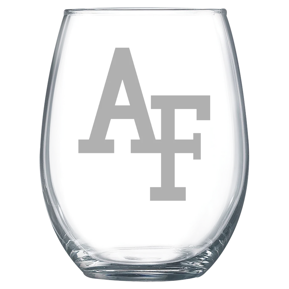 U.S. Air Force Academy Polar Camel 15 oz. Stemless Wine Glass
