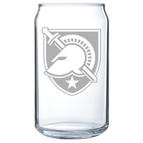 U.S. Military Academy Polar Camel 16 oz. Can Glass