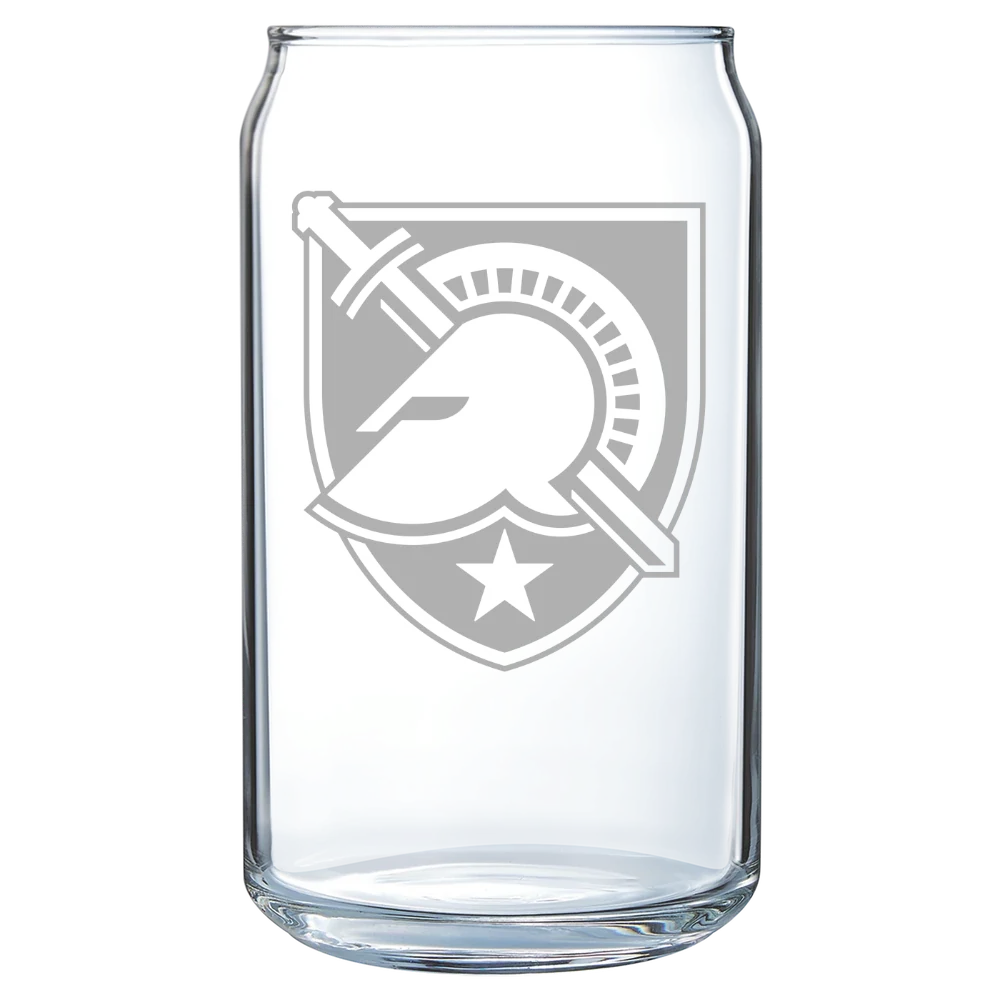 U.S. Military Academy Polar Camel 16 oz. Can Glass