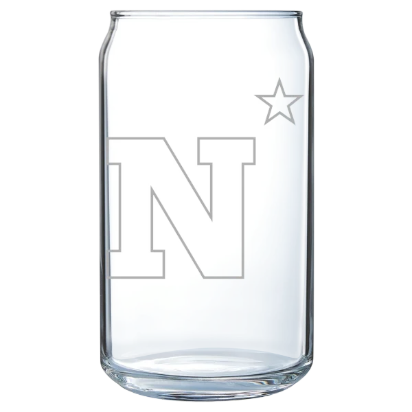 U.S. Naval Academy Polar Camel 16 oz. Can Glass