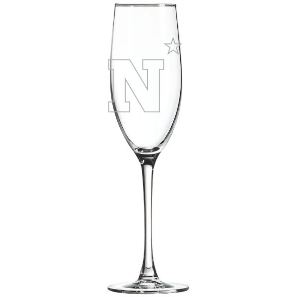 U.S. Naval Academy Polar Camel 8 oz. Champagne Flute