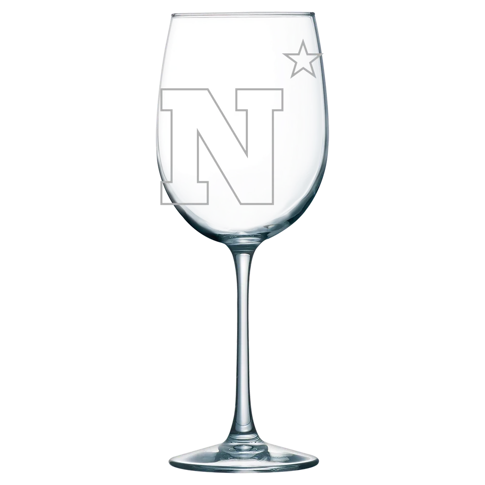 U.S. Naval Academy Polar Camel 19 oz. Wine Glass