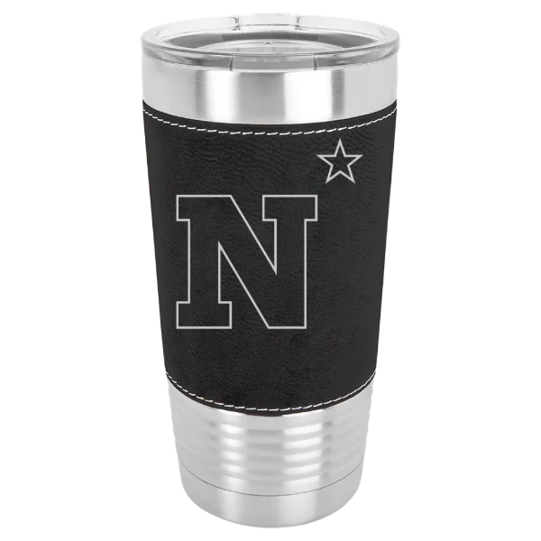 U.S. Naval Academy Polar Camel 20 oz. Leatherette Grip Tumbler with Standard Lid