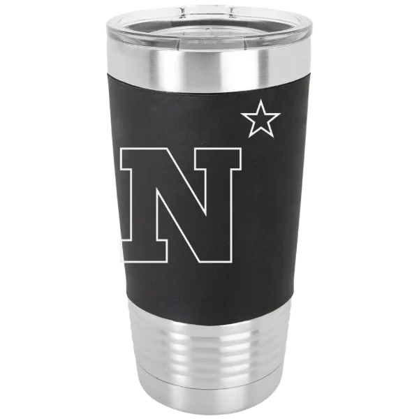 U.S. Naval Academy Polar Camel 20 oz. Silicone Grip Tumbler with Standard Lid