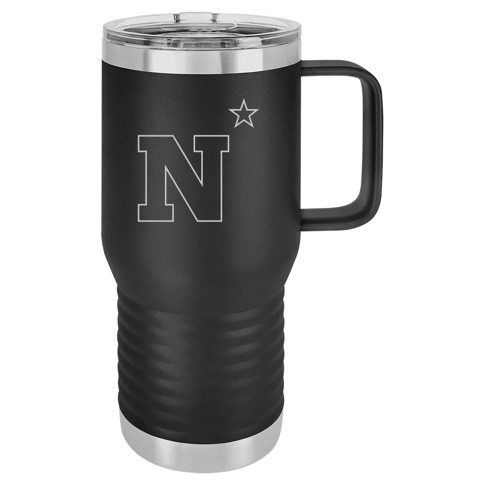 U.S. Naval Academy Polar Camel 20 oz. Travel Mug with Slider Lid