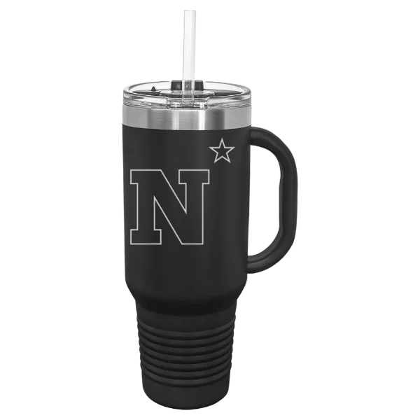 U.S. Naval Academy Polar Camel 40 oz. Travel Mug with Snap Lid & Straw