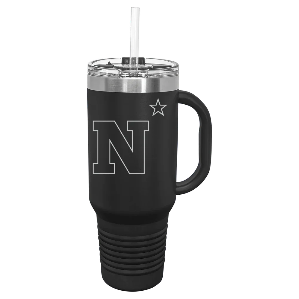 U.S. Naval Academy Polar Camel 40 oz. Travel Mug with Snap Lid & Straw