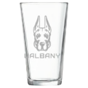 University at Albany Polar Camel 16 oz. Pint Mixing Glass