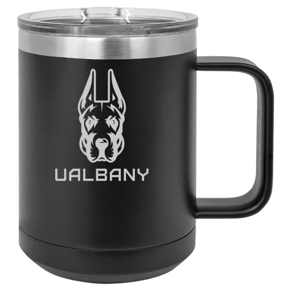 University at Albany Polar Camel 15 oz. Mug with Slider Lid