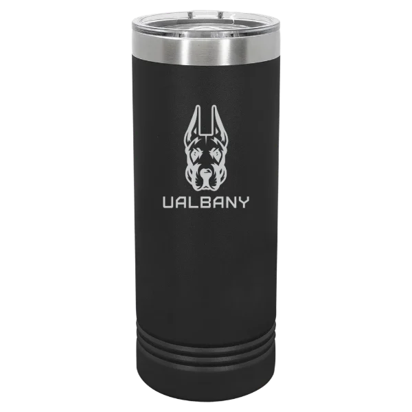 University at Albany Polar Camel 22 oz. Skinny Tumbler with Slider Lid