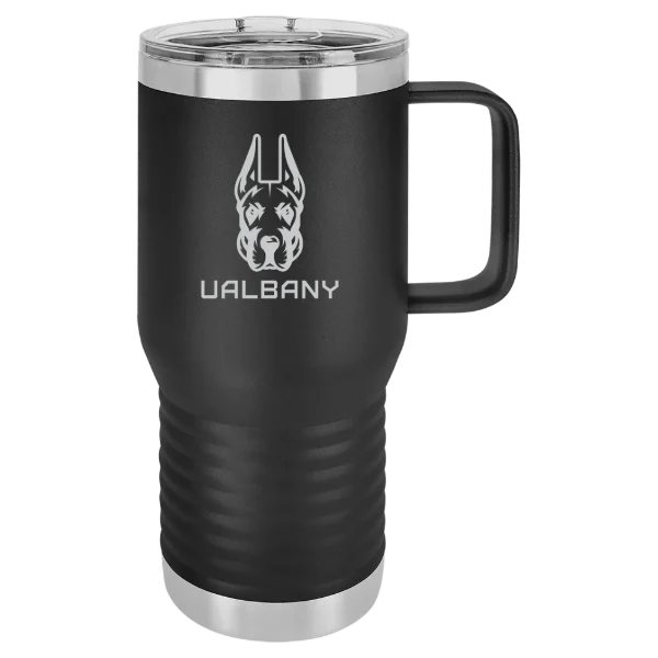 University at Albany Polar Camel 20 oz. Travel Mug with Slider Lid