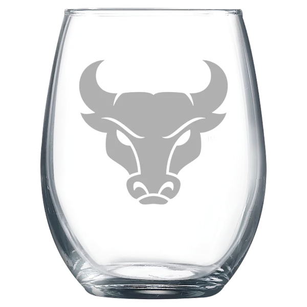 University at Buffalo, the State University of New York Polar Camel 9 oz. Stemless Wine Glass