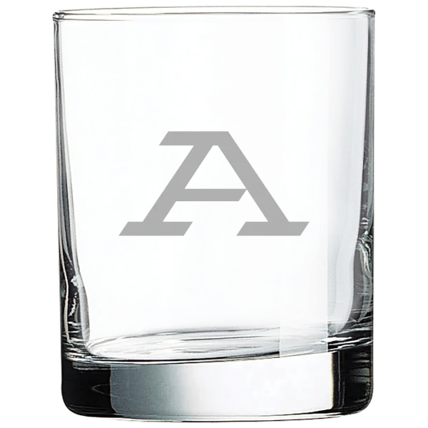 University of Akron Polar Camel 10 1/2 oz. On The Rocks Glass