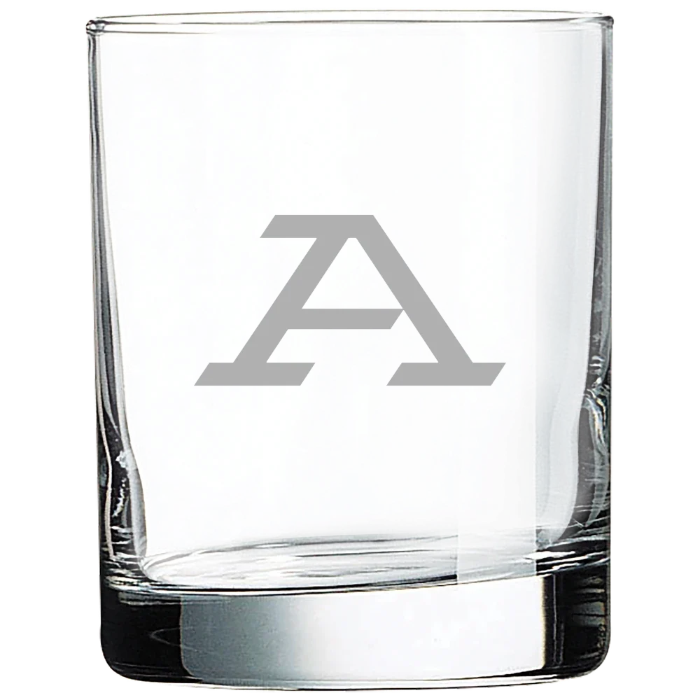 University of Akron Polar Camel 10 1/2 oz. On The Rocks Glass