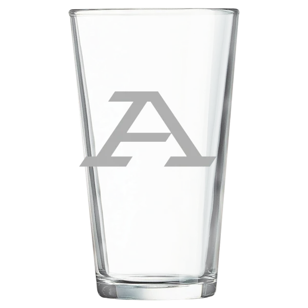 University of Akron Polar Camel 16 oz. Pint Mixing Glass