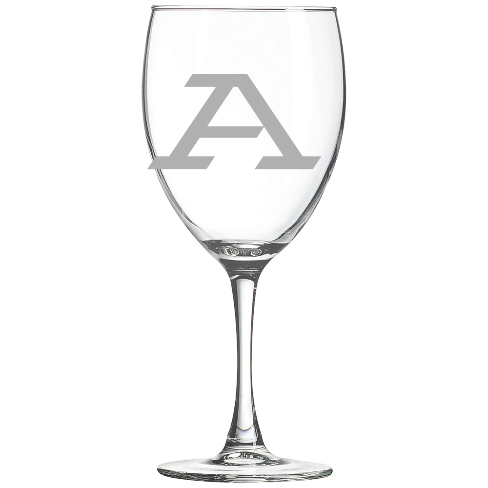 University of Akron Polar Camel 10 1/2 oz. Wine Glass