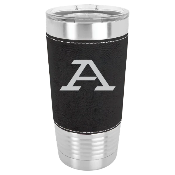 University of Akron Polar Camel 20 oz. Leatherette Grip Tumbler with Standard Lid