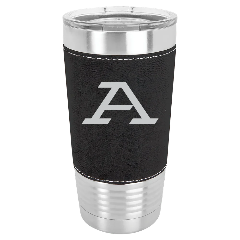 University of Akron Polar Camel 20 oz. Leatherette Grip Tumbler with Standard Lid