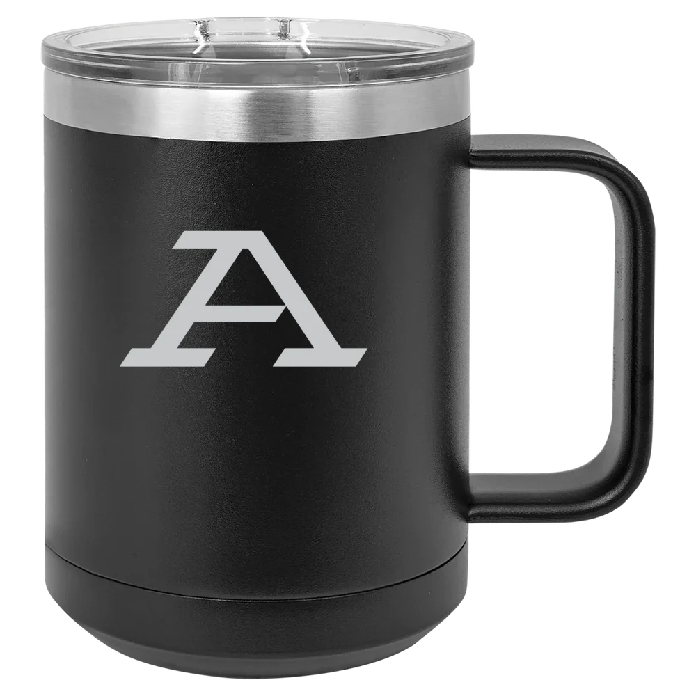 University of Akron Polar Camel 15 oz. Mug with Slider Lid