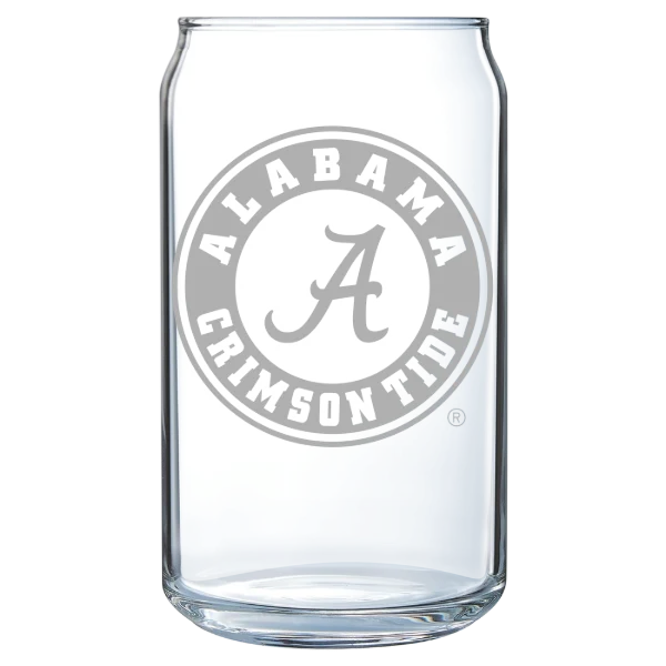University of Alabama Polar Camel 16 oz. Can Glass