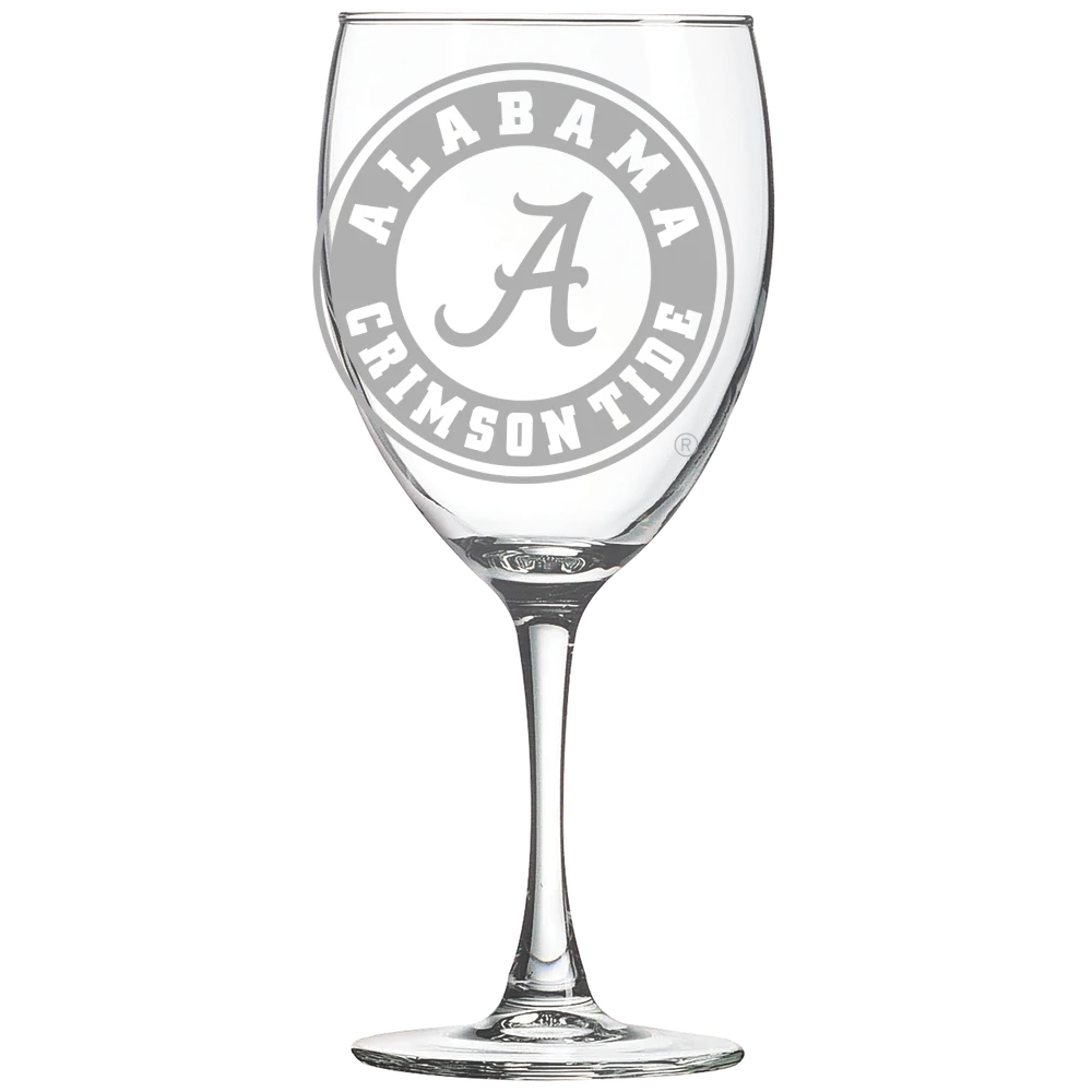 University of Alabama Polar Camel 10 1/2 oz. Wine Glass