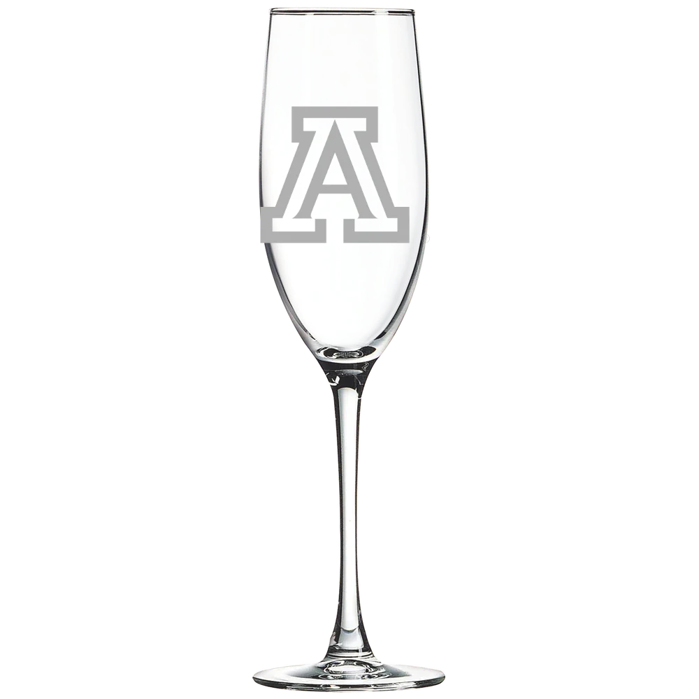University of Arizona Polar Camel 8 oz. Champagne Flute