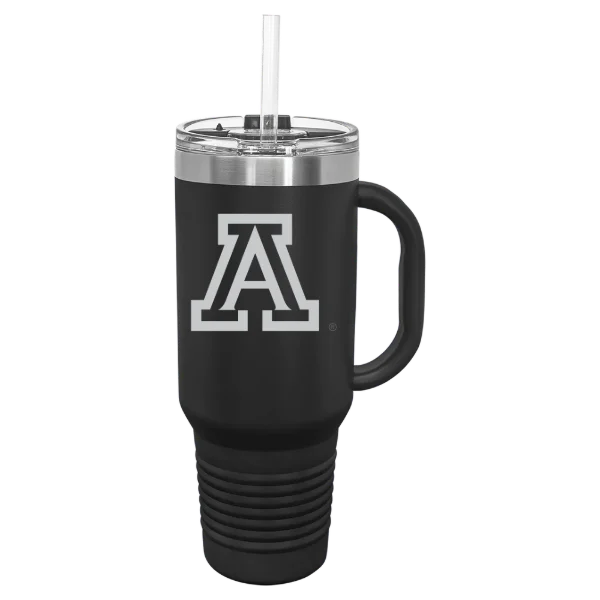 University of Arizona Polar Camel 40 oz. Travel Mug with Snap Lid & Straw