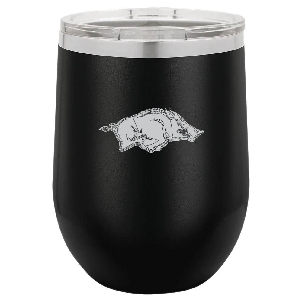 University of Arkansas, Fayetteville Polar Camel 12 oz. Stemless Wine Tumbler