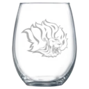 University of Arkansas, Pine Bluff Polar Camel 15 oz. Stemless Wine Glass