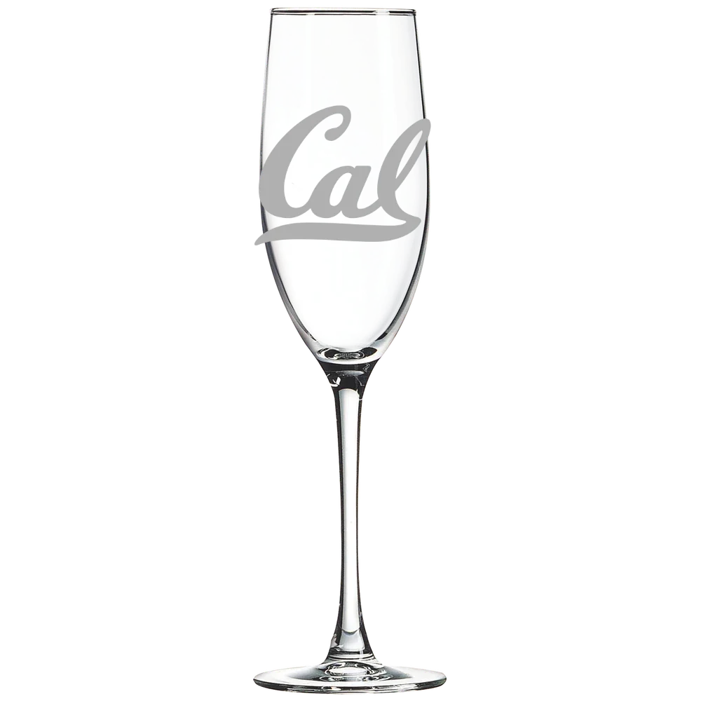 University of California, Berkeley Polar Camel 8 oz. Champagne Flute