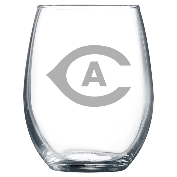 University of California, Davis Polar Camel 9 oz. Stemless Wine Glass