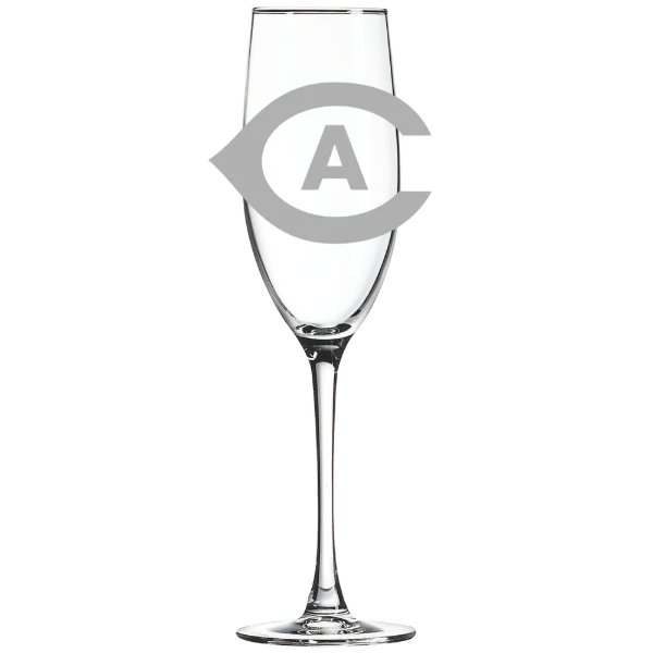 University of California, Davis Polar Camel 8 oz. Champagne Flute