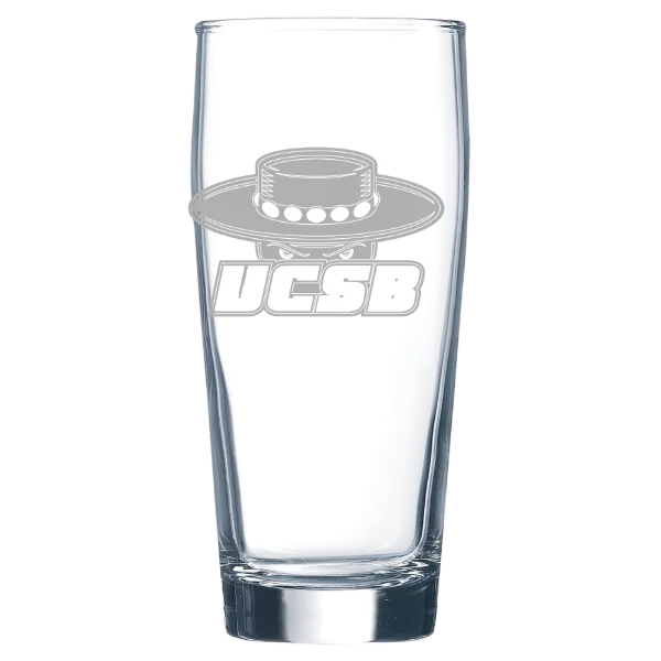 University of California, Santa Barbara Polar Camel 16 oz. Willi Becher Beer Glass