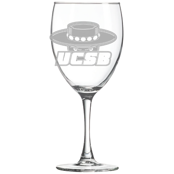 University of California, Santa Barbara Polar Camel 10 1/2 oz. Wine Glass