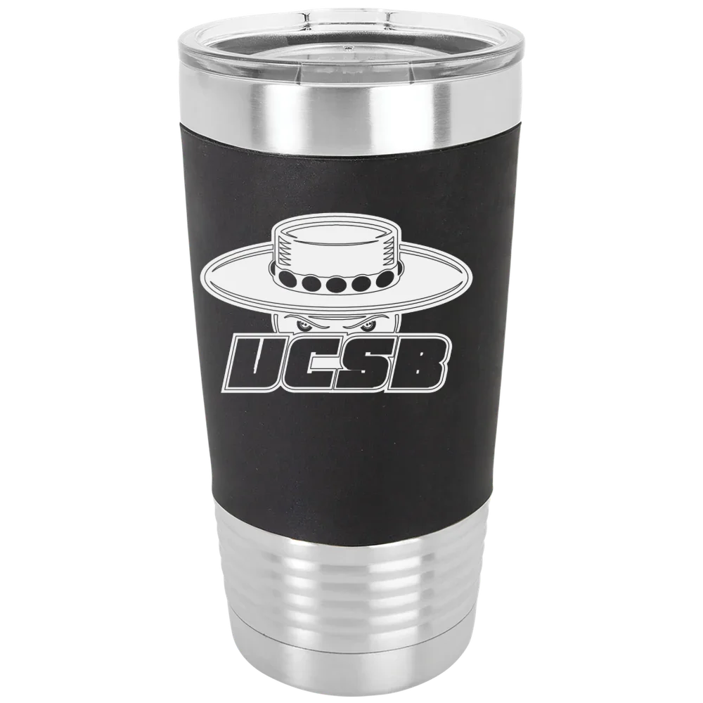 University of California, Santa Barbara Polar Camel 20 oz. Silicone Grip Tumbler with Standard Lid
