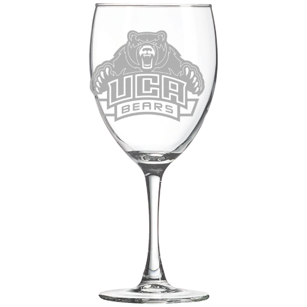 University of Central Arkansas Polar Camel 10 1/2 oz. Wine Glass